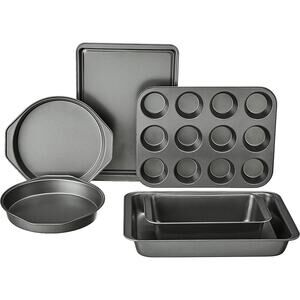 6-Piece Nonstick, Carbon Steel Oven Bakeware Baking Set